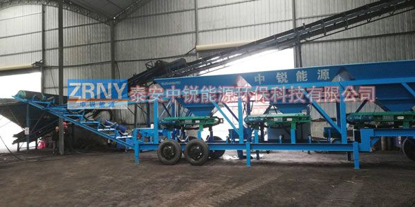 甘肅煤炭深加工配煤機案例